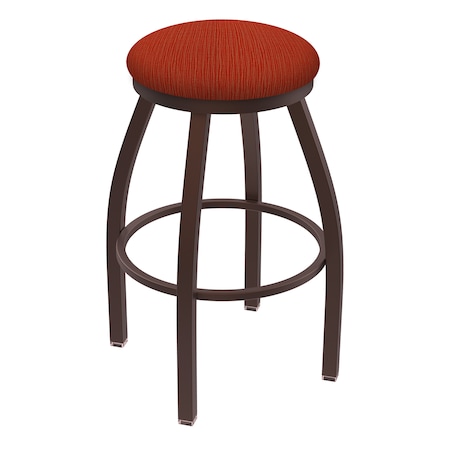 Holland Bar Stool Co 36" Swivel X-Tall Bar Stool, Bronze Finish, Graph Poppy Seat 80236BZ021